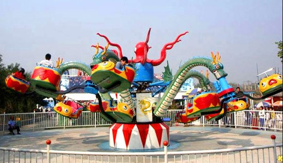 Octopus amusement ride